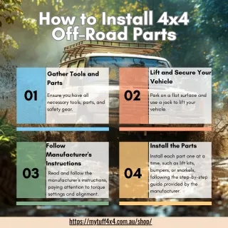 How to Install 4x4 Off-Road Parts