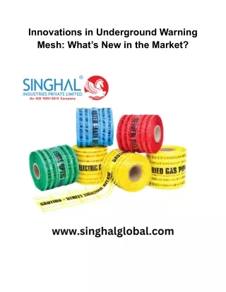 Bright Colors, Big Impact: The Safety Benefits of Underground Warning Mesh
