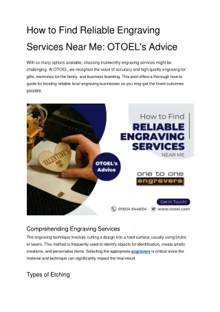 How to Find Reliable Engraving Services Near Me_ OTOEL's Advice (1)