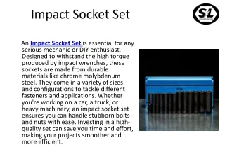 Versatile Socket Solutions: Exploring the Impact, SAE, and Deep Well Socket Sets