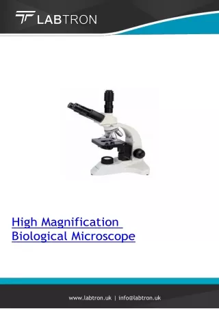High Magnification Biological-Microscope