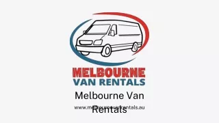 Van Rental Monthly