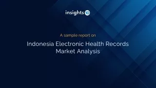 Indonesia Electronic Health Records Market Analysis