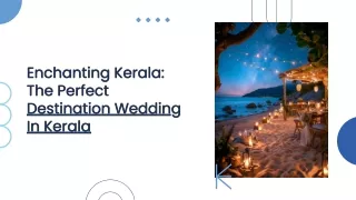 Destination Wedding In Kerala