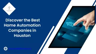 Discover the Best Home Automation Companies in Houston