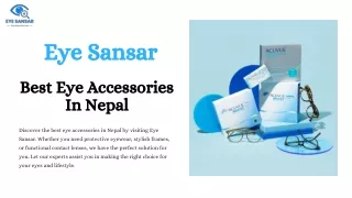 Best Eye Accessories In Nepal | Eye Sansar