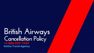 British Airways Cancellation Policy