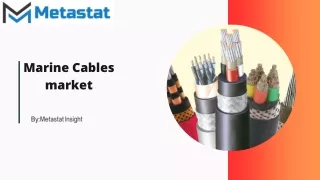 Marine Cables market