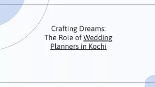 Wedding Planners In Kochi
