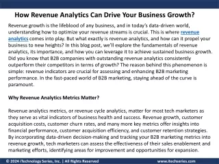 How Revenue Analytics Can Drive Your Business Growth?