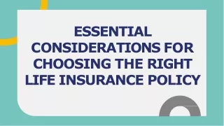 Top Factors to Consider Before Purchasing a Life Insurance Policy