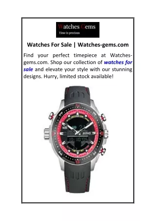 Watches For Sale  Watches-gems.com