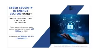 Cybersecurity in the Energy Sector: Market Trends, Growth, and Forecast 2032