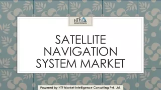 Satellite Navigation System Market