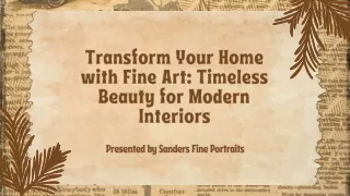 Transform Your Home with Fine Art Timeless Beauty for Modern Interiors