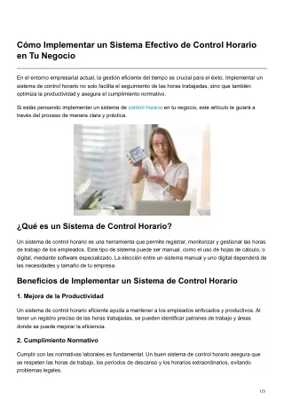 Cómo Implementar un Sistema Efectivo de Control Horario en Tu Negocio-1