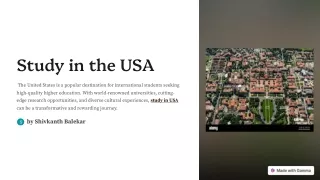 Achieve a PhD and Explore Study Opportunities in the USA