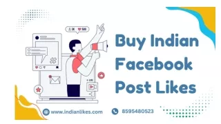 Buy Indian Facebook Post Likes - IndianLikes