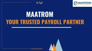 Maatrom trusted payroll partner