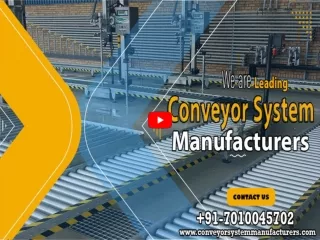 Conveyor System Manufacturers