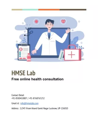 Free online health consultation