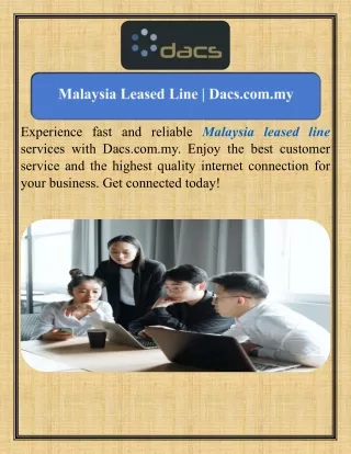 Malaysia Leased Line   Dacs.com.my