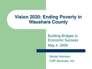 Vision 2020: Ending Poverty in Waushara County