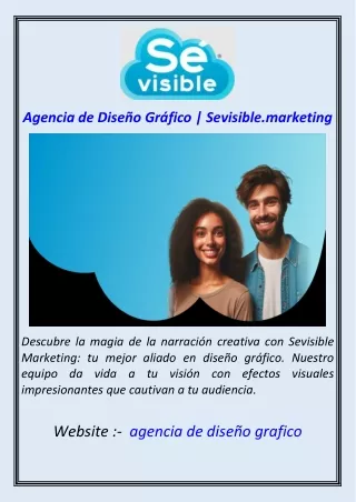 Agencia de Diseño Gráfico  Sevisible.marketing