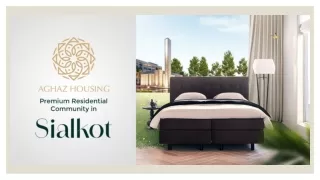 Aghaz Housing Premium Residential Community in Sialkot
