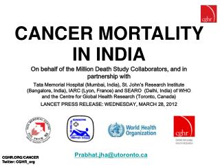 CANCER MORTALITY IN INDIA