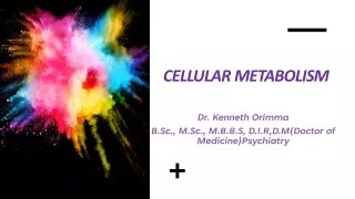 CELLULAR METABOLISM