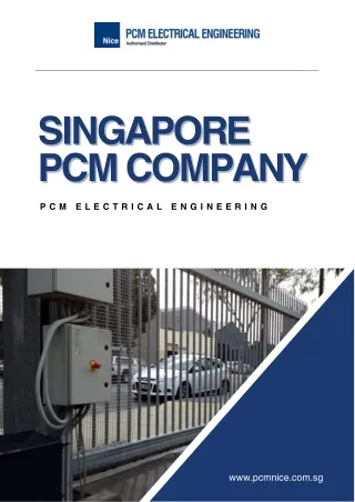 Singapore PCM Company | PCM Electrical Engineering
