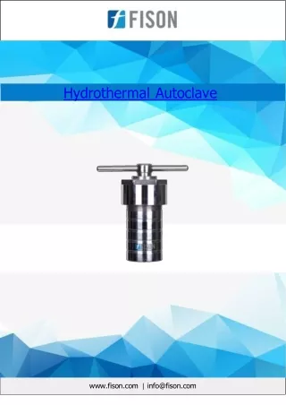 Hydrothermal-Autoclave