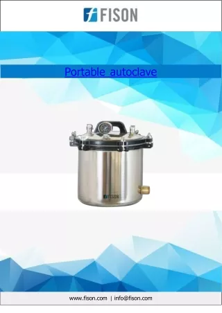 Portable autoclave