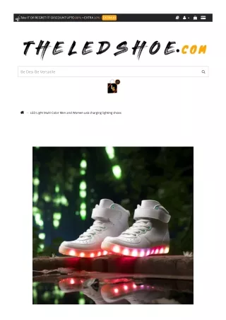 LED Light Shoe Multicolor Women