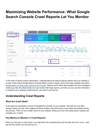 Maximizing Website Performance_ What Google Search Console Crawl Reports Let You Monitor