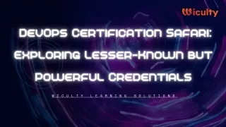 DevOps Certification Safari Exploring Lesser-Known but Powerful Credentials