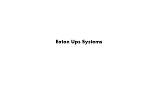 eaton ups systems