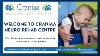 Next-Gen Physiotherapy for Cerebral Palsy at Craniaa Neuro Rehab