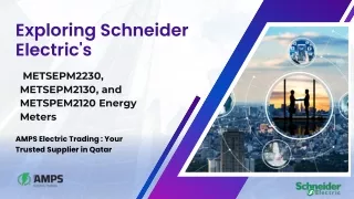 Schneider Energy Meters AMPS Electric Trading |Schneider Supplier in Qatar