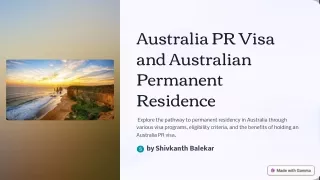 Guide to Australia PR Visa & Permanent Residence