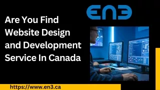 Are You Find Website Design and Development service In Canada