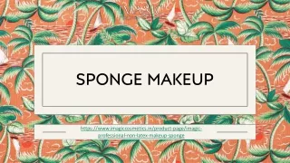 Sponge makeup