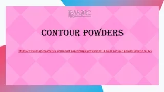 Contour powders