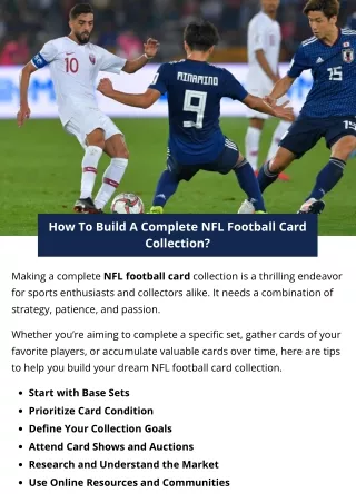 How To Build A Complete NFL Football Card Collection?