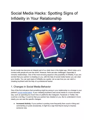 Social Media Secrets_ Spotting Signs of Infidelity in Your Relationship