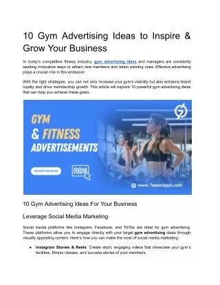 10 Gym Advertising Ideas to Inspire & Grow Your Business