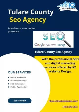 Tulare County Seo Agency