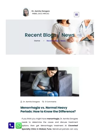 Menorrhagia vs. Normal Heavy Periods How to Know the Difference