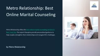 Best Online Marital Counseling in New York City for Healthy Relationship